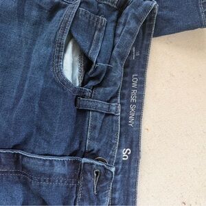 Blue Low Rise Skinny Jeans